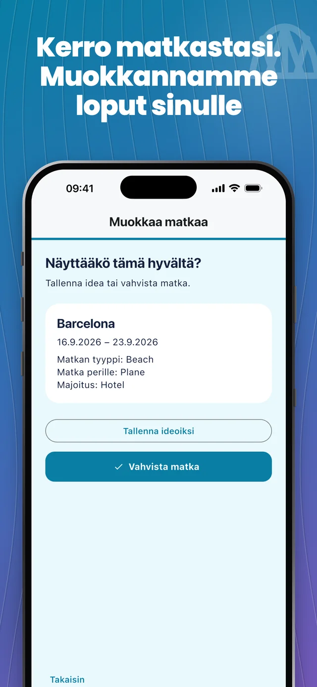 Lisää matkasi tiedot — Packfolk
