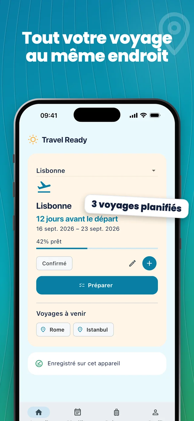 Groupez les voyages — Packfolk