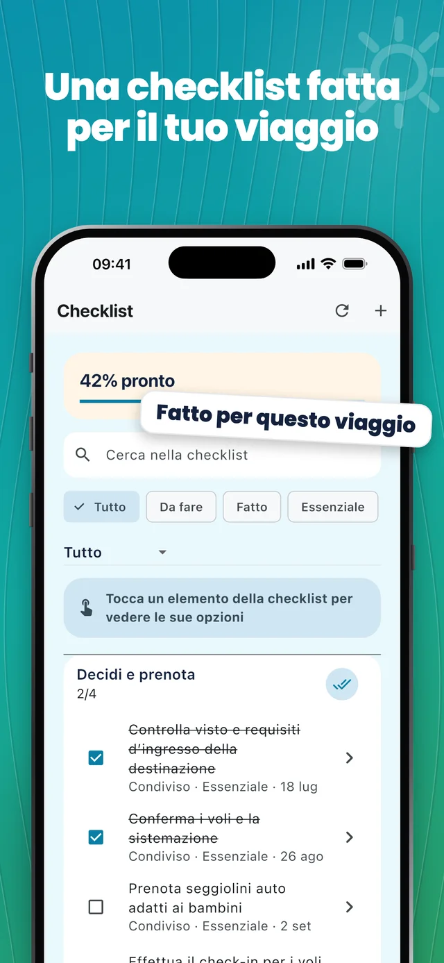 Una checklist per il tuo viaggio — Packfolk