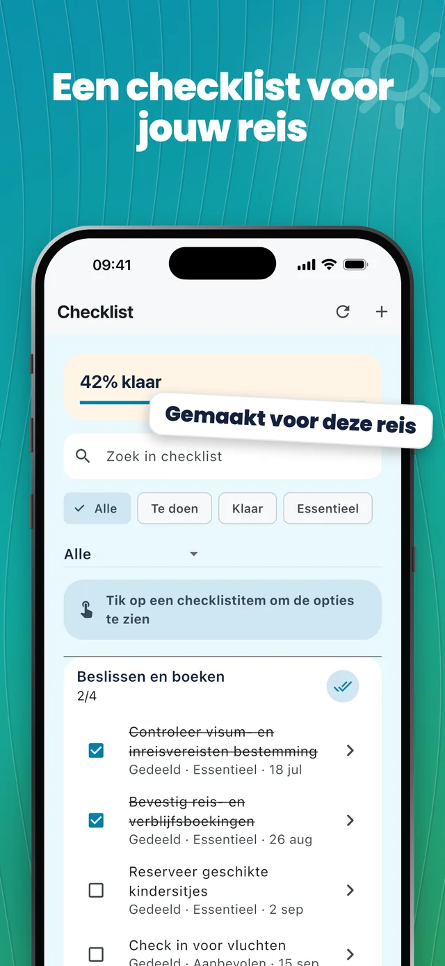 Een checklist voor je reis — Packfolk