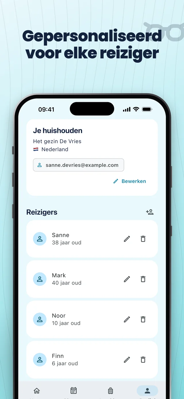 Stel je reizigers in — Packfolk
