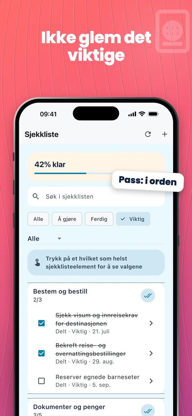 Husk de viktige tingene — Packfolk