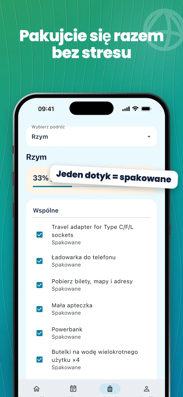 Przejrzyj listę pakowania — Packfolk