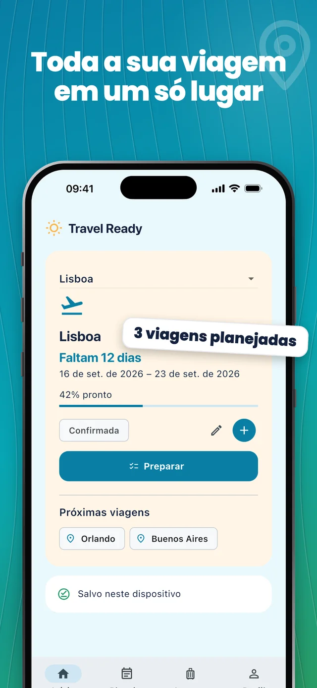 Mantenha as viagens juntas — Packfolk