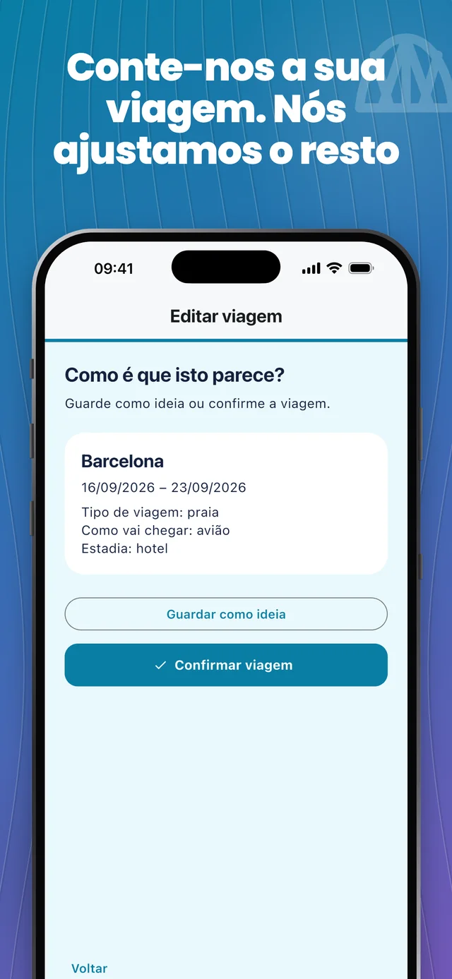 Adicione os detalhes da sua viagem — Packfolk