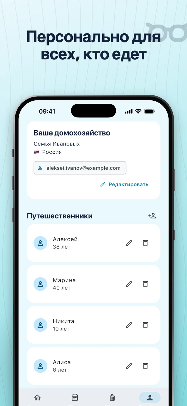Настройте своих путешественников — Packfolk