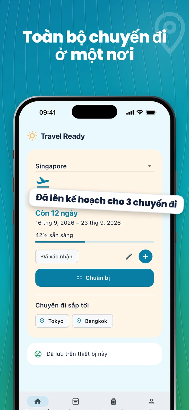 Giữ các chuyến đi cùng nhau — Packfolk