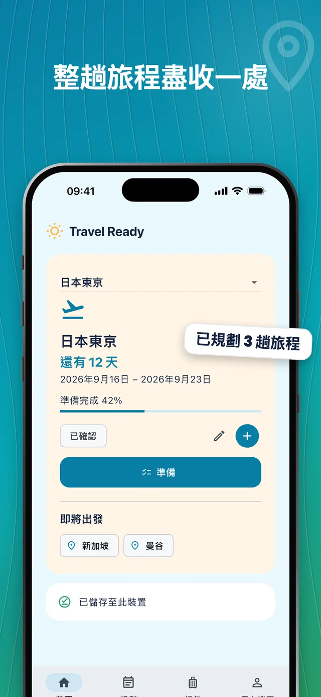 將旅程集中管理 — Packfolk